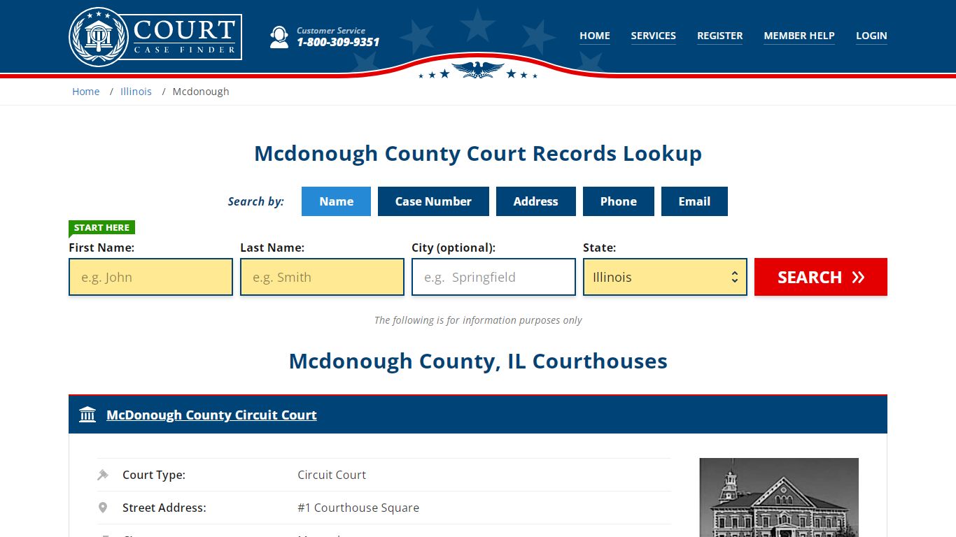 Mcdonough County Court Records | IL Case Lookup